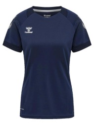 t-shirt με κοντά μανίκια hummel t-shirt lead poly femme |