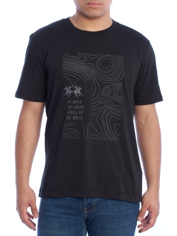 t-shirt με κοντά μανίκια la martina ymr301-js206-09999 | σε προσφορά