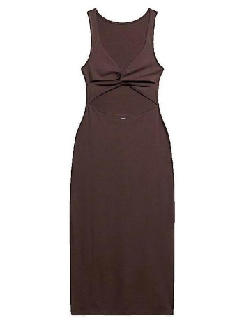 μακριά φορέματα superdry robe midi sans manches twist back |