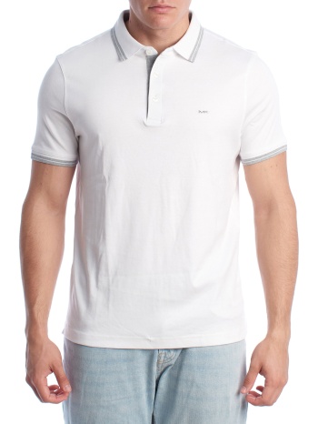 πόλο με κοντά μανίκια michael michael kors of15fy220b-white