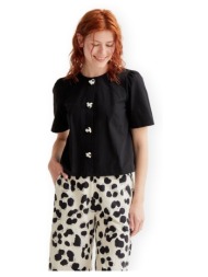 μπλούζα compania fantastica compañia fantástica top 11033 - black |
