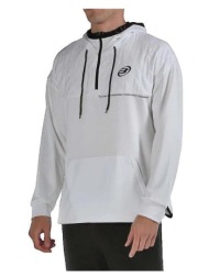 t-shirt με κουκούλα bullpadel sweat à capuche izote blanc |