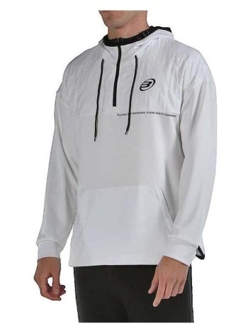 t-shirt με κουκούλα bullpadel sweat à capuche izote blanc |