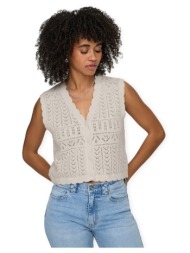 μπλούζα only noos irina vest - pumice stone |