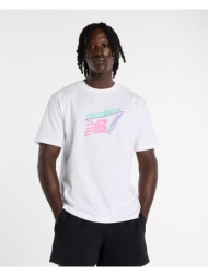 t-shirt με κοντά μανίκια new balance classic tri-logo t-shirt |