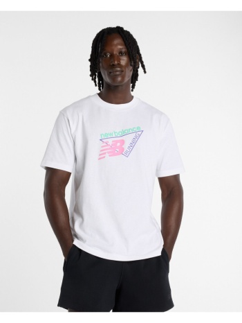 t-shirt με κοντά μανίκια new balance classic tri-logo