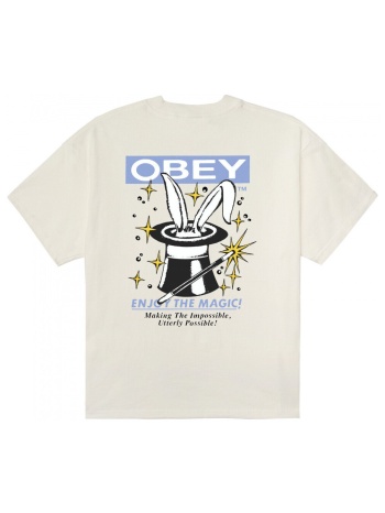 t-shirt με κοντά μανίκια obey enjoy the magic |