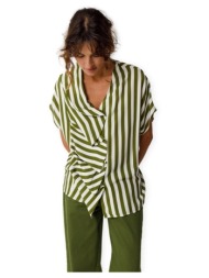 μπλούζα skfk kaua shirt - stripes green |