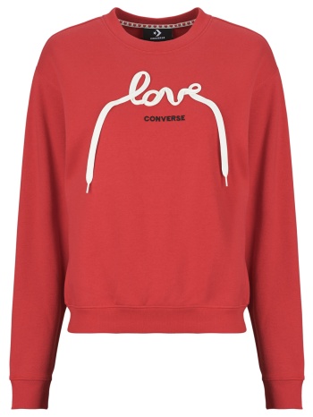 αθλητικό t-shirt converse love laces crew σε προσφορά