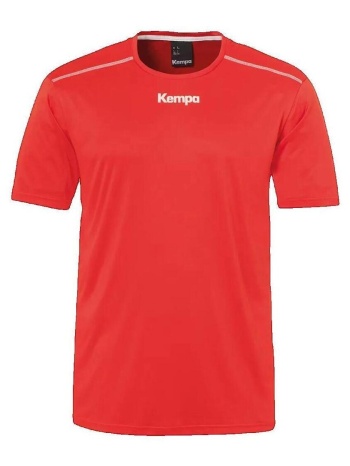 t-shirt με κοντά μανίκια kempa t-shirt poly rouge |