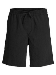 shorts & βερμούδες jack & jones short jack jones jaiden heat resort noir |