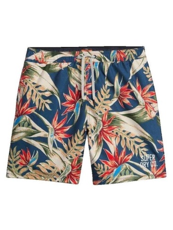 shorts & βερμούδες superdry short de bain à imprimé hawaïen