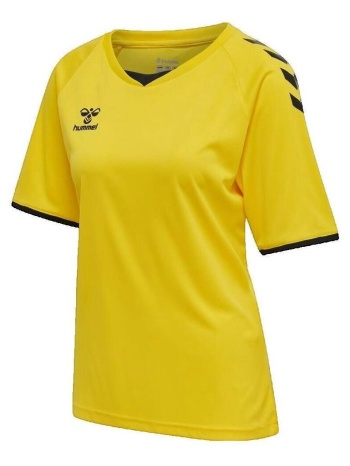 t-shirt με κοντά μανίκια hummel t-shirt core volley jaune |