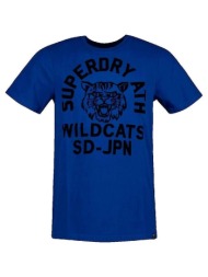 t-shirt με κοντά μανίκια superdry t-shirt track field athletic |
