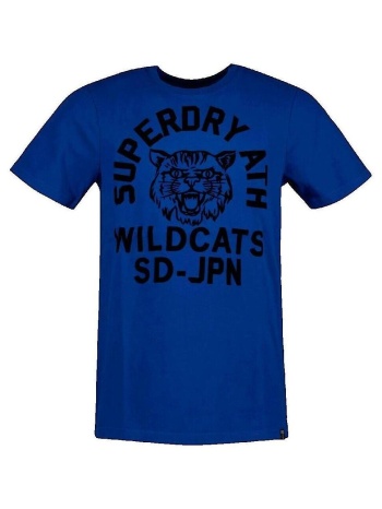 t-shirt με κοντά μανίκια superdry t-shirt track field
