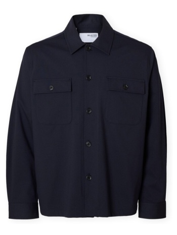 μπλουζάκια selected noos reg lorent - dark saphire |