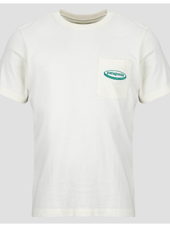 t-shirt με κοντά μανίκια patagonia m`s mw `95 oval logo