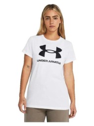 t-shirt με κοντά μανίκια under armour logo rival d`ua |