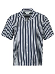 πουκάμισο με κοντά μανίκια selected slhrlxair mix ss shirt