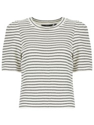 t-shirt με κοντά μανίκια vero moda vmohia 2/4 o-neck