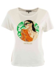 t-shirt με κοντά μανίκια morgan 077-50708223426899 |