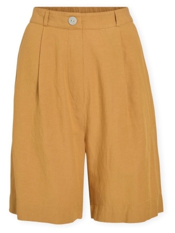 shorts & βερμούδες vila noos prisilla shorts - amber gold |