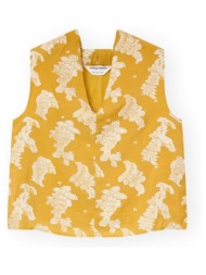 μπλούζα compania fantastica compañia fantástica top 41301 - yellow |