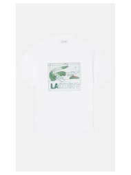 t-shirt με κοντά μανίκια lacoste th1446 |