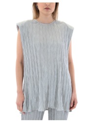 αμάνικα/t-shirts χωρίς μανίκια my t wearables padded shoulders sleeveless blouse women |
