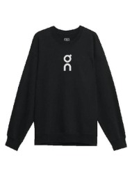 αθλητικό t-shirt on running sweatshirt on club crew noir |