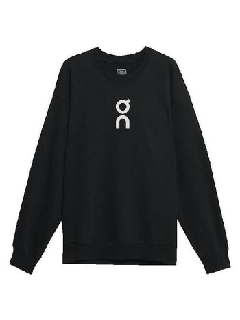 αθλητικό t-shirt on running sweatshirt on club crew noir |