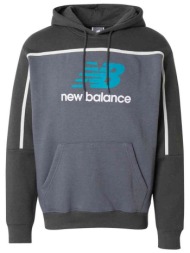 t-shirt με κουκούλα new balance mt43524_gt |