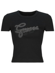 t-shirt με κοντά μανίκια guess ss cn guess studs