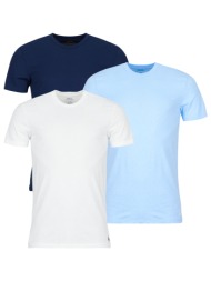 t-shirt με κοντά μανίκια polo ralph lauren s/s crew-3 pack-crew undershirt