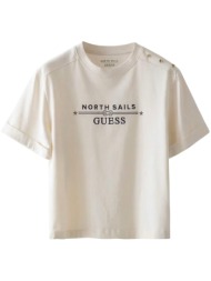 t-shirt με κοντά μανίκια guess guessxns logo tee w6gi03 k2657 |