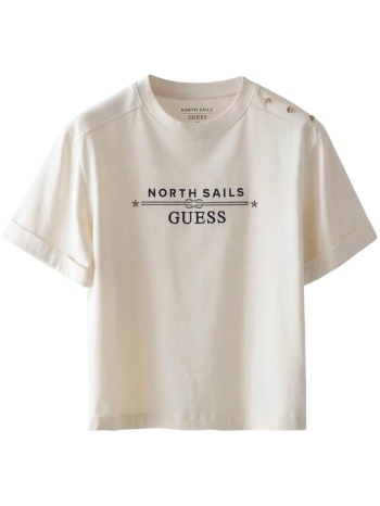 t-shirt με κοντά μανίκια guess guessxns logo tee w6gi03