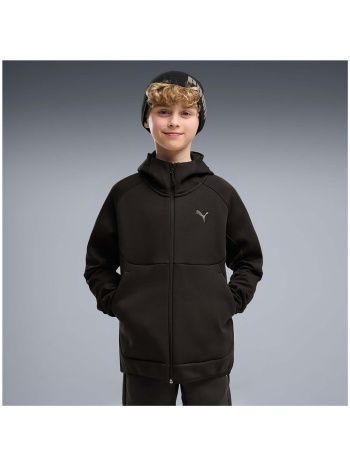 fleece puma tech elevated full-zip hoodie dk b |