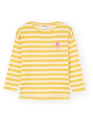 μπλούζα compania fantastica compañia fantástica t-shirt 42016 - white/yellow |