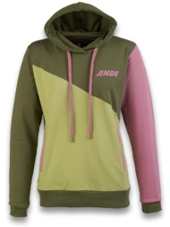t-shirt με κουκούλα ande astra lady |