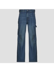 tζιν σε ίσια γραμή dickies stevensville carpenter denim khaki tinted blue