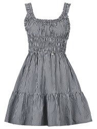 κοντά φορέματα michael michael kors gingham mini dress