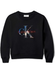 αθλητικό t-shirt calvin klein jeans filled-in photo fleece mono cn |