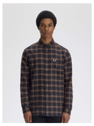 πουκάμισο με μακριά μανίκια fred perry fp brushed twill tartan shirt |