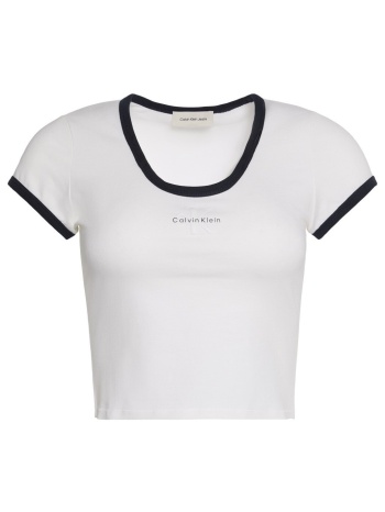 t-shirts & polos calvin klein jeans lv047g220g ss monologo σε προσφορά