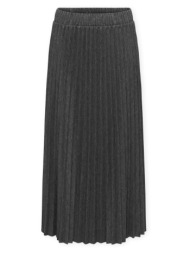 κοντές φούστες only line long skirt - dark grey melange |