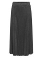 κοντές φούστες only line long skirt - dark grey melange |