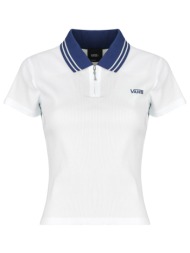 πόλο με κοντά μανίκια vans priscilla polo ss top