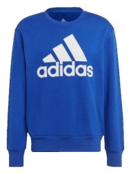 αθλητικό t-shirt adidas sweat-shirt essentials french terry big logo bleu royal |