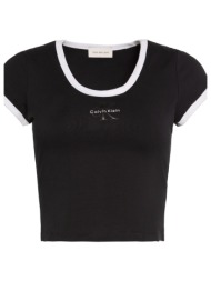 t-shirts & polos calvin klein jeans lv047g220g ss monologo scoop |