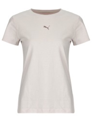 t-shirt με κοντά μανίκια puma ess centered cat logo tee
